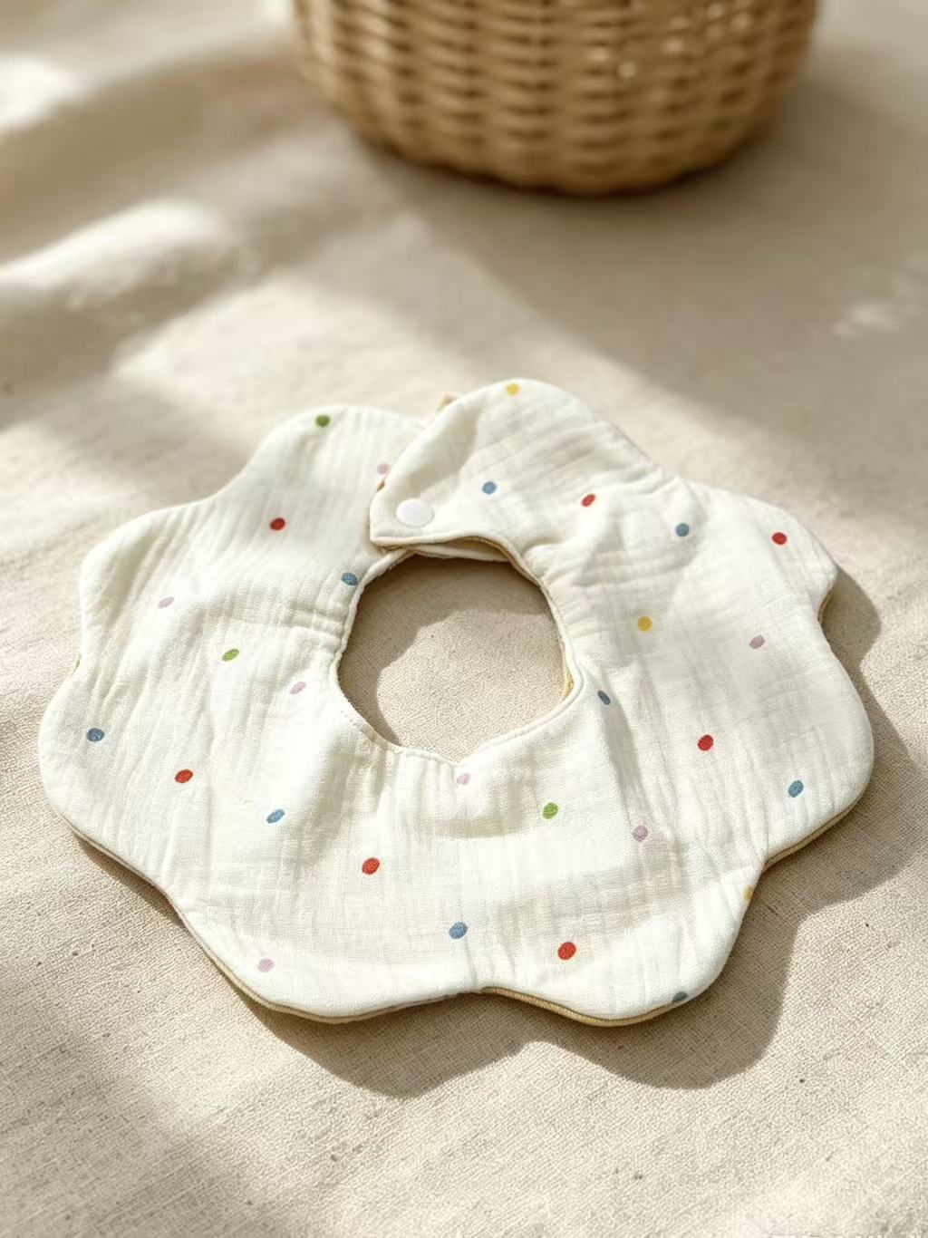 Children’s Waterproof Bib Apron with Floral Design