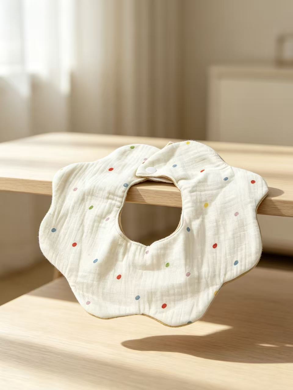 Children’s Waterproof Bib Apron with Floral Design