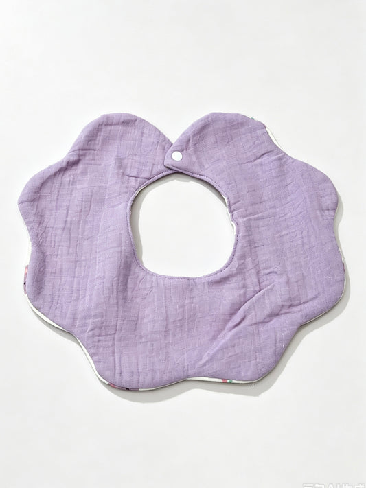 Kids Cotton Waterproof Stain-Resistant Bunny Print Bib