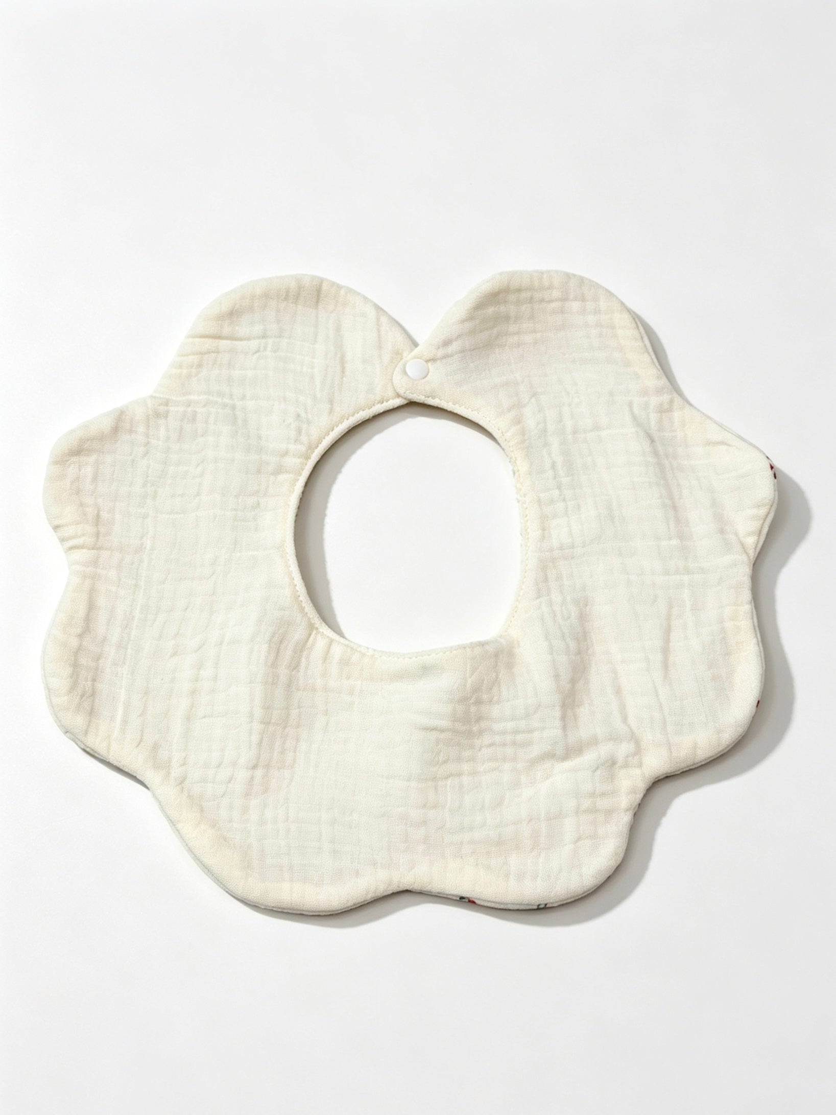 Kids Cotton Waterproof Stain-Resistant Cherry Print Bib
