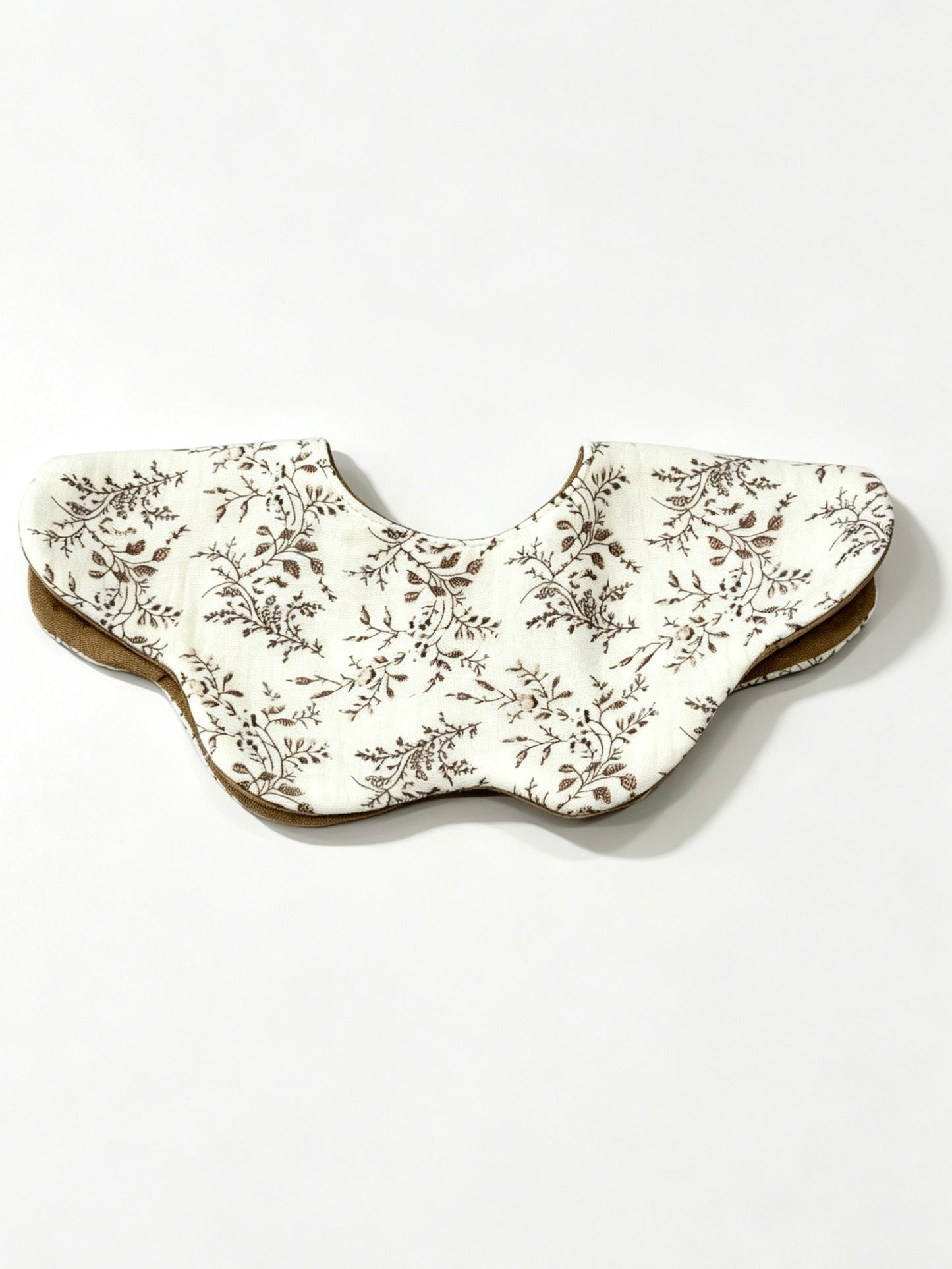 Kids Cotton Waterproof Stain-Resistant Hibiscus Print Bib