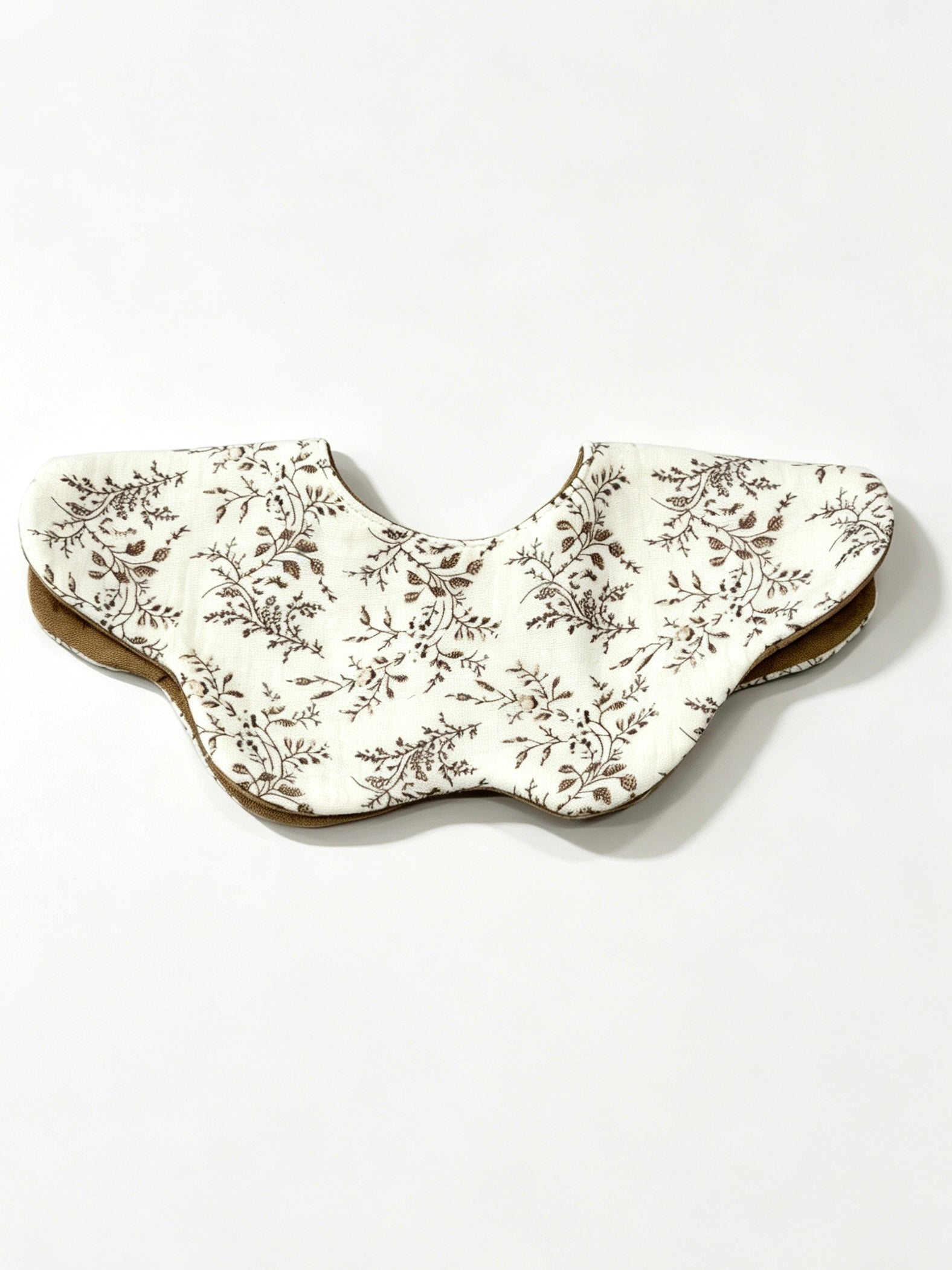 Kids Cotton Waterproof Stain-Resistant Hibiscus Print Bib