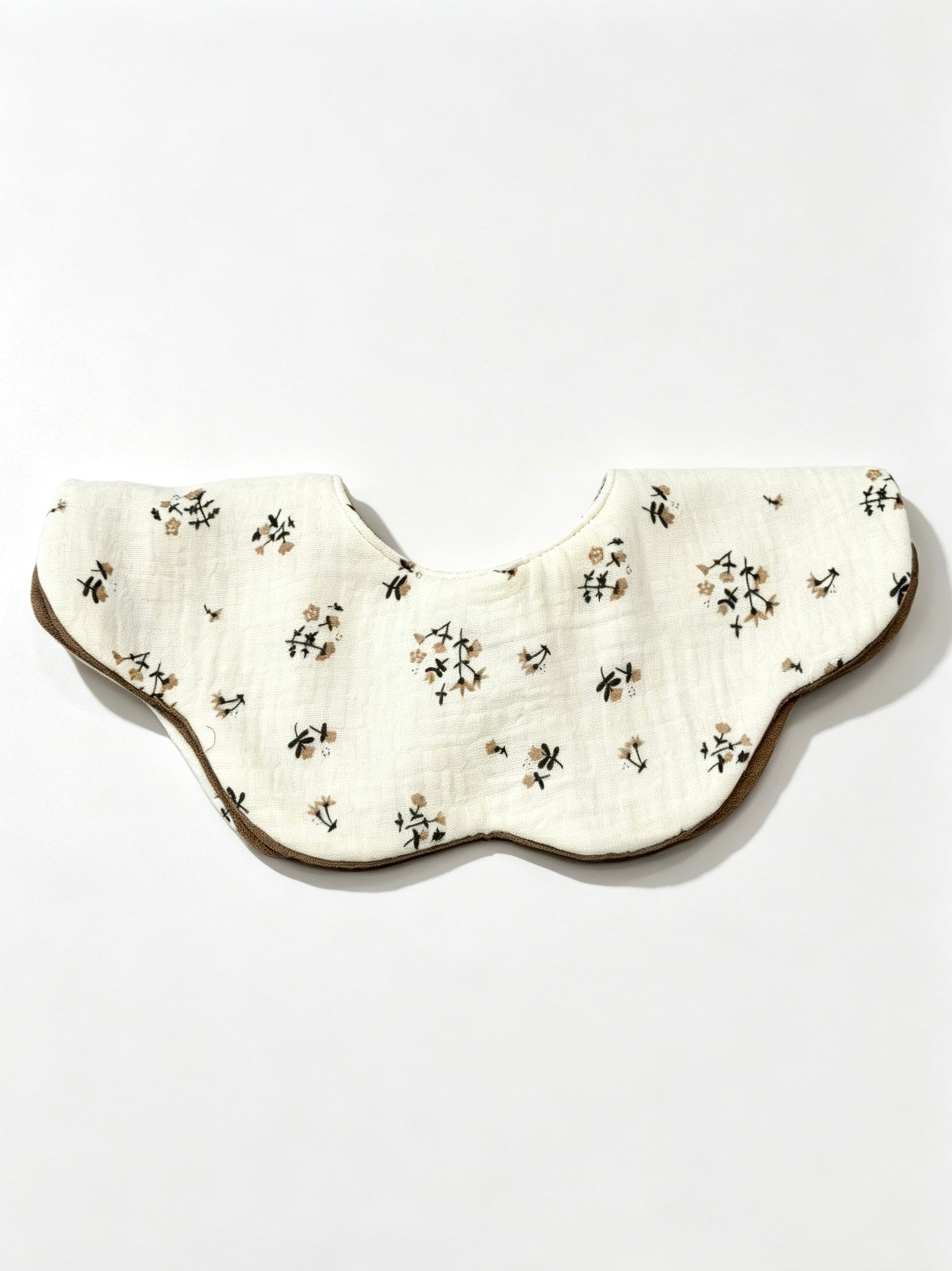 Kids Cotton Waterproof Stain-Resistant Little Flower Print Bib