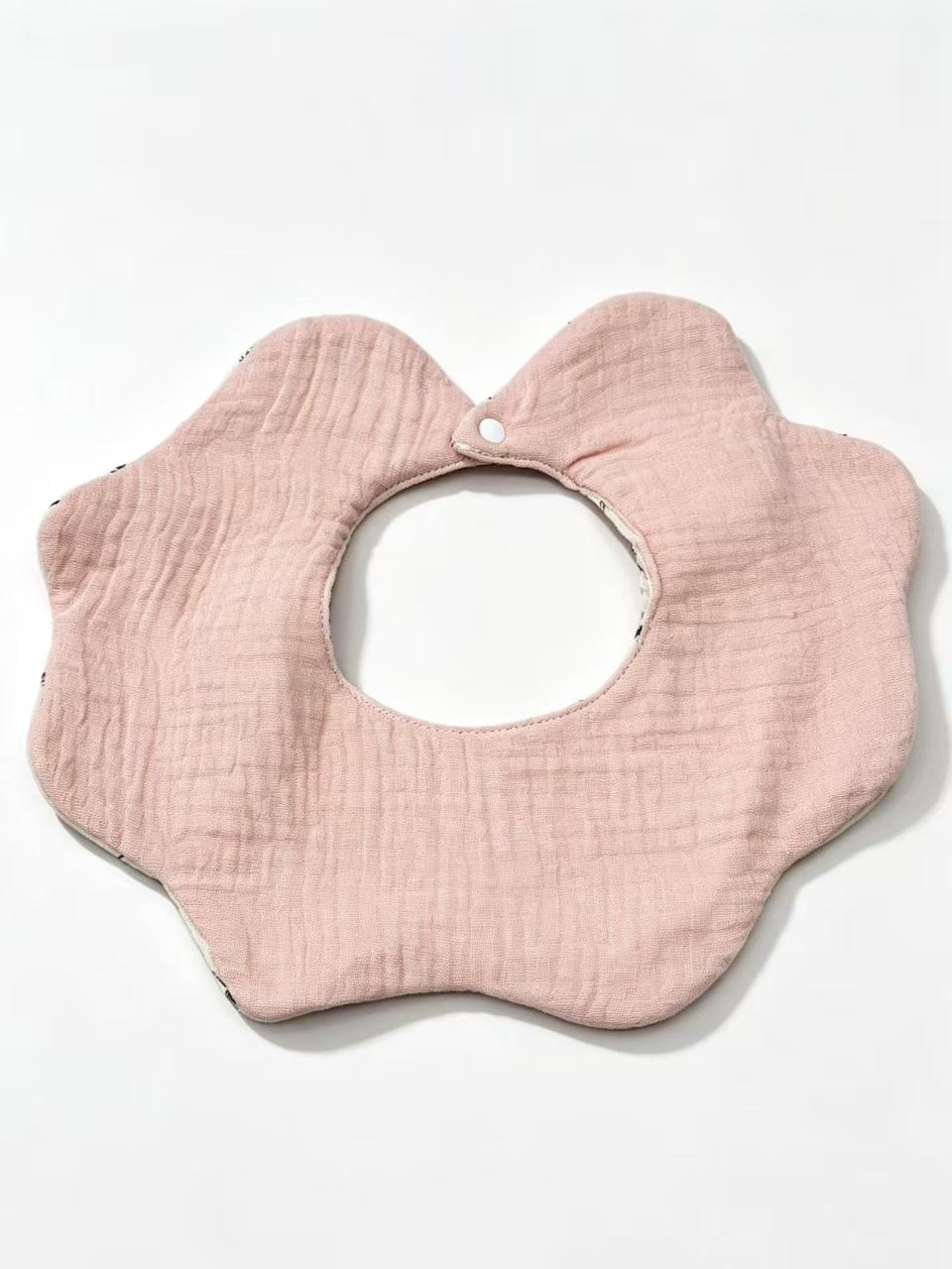 Kids Waterproof Floral Print Bib Apron for Mealtime Protection